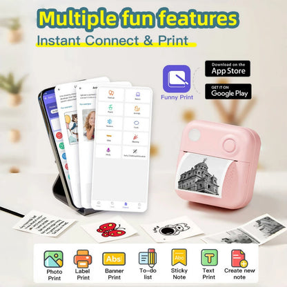 Dolewa D3 Portable Printer Thermal Paper Sticker maker
