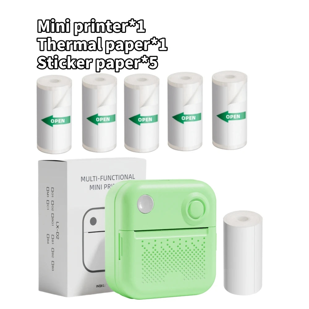 Dolewa D3 Portable Printer Thermal Paper Sticker maker