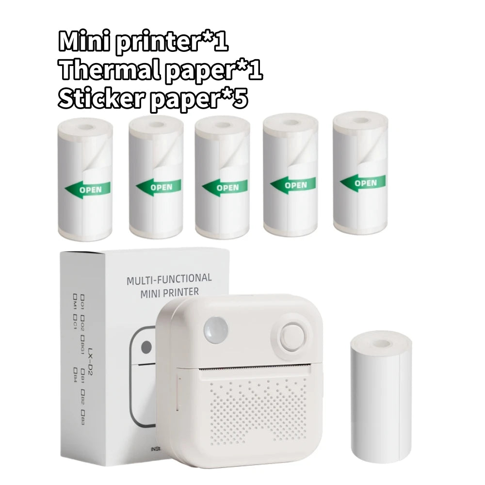 Dolewa D3 Portable Printer Thermal Paper Sticker maker