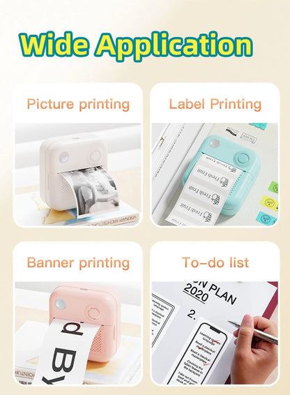 Dolewa D3 Portable Printer Thermal Paper Sticker maker