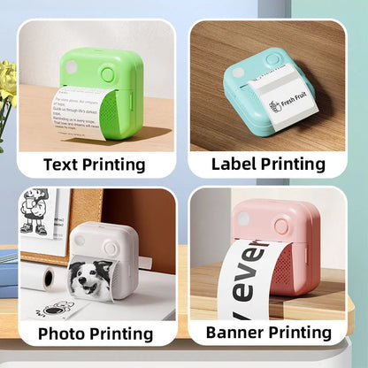 Dolewa D3 Portable Printer Thermal Paper Sticker maker